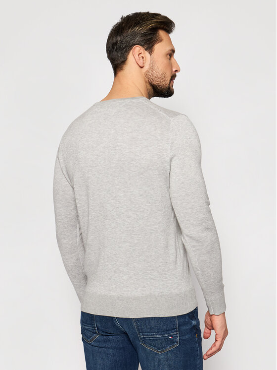 Tommy Hilfiger Tommy Hilfiger Пуловер MW0MW04979 Сив Regular Fit