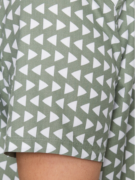 Sisley Sisley Hemd 5WTRSQ021 Grün Regular Fit