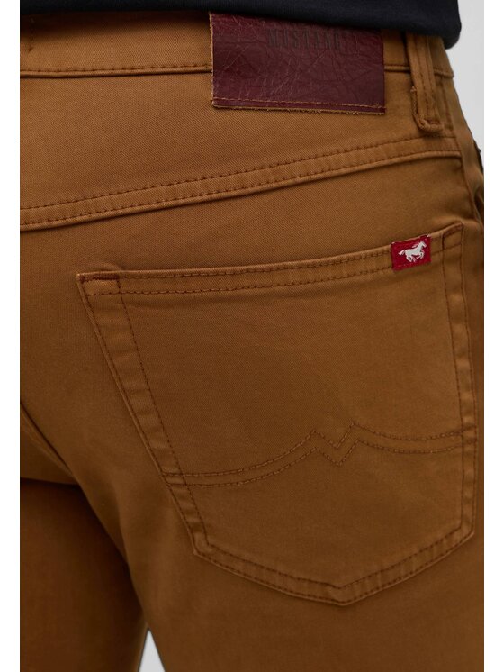 Mustang Mustang Jeansy TRAMPER STRAIGHT Beżowy Straight Fit