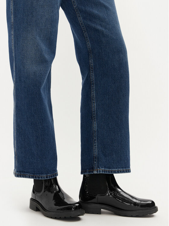 Clarks Clarks Kotníková obuv s elastickým prvkem Orinoco2 Lane 261636224 Černá