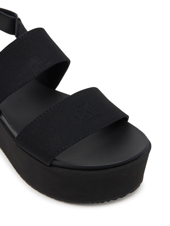 Calvin Klein Jeans Calvin Klein Jeans Sandale Flatform Sandal Sling In YW0YW01788 Negru