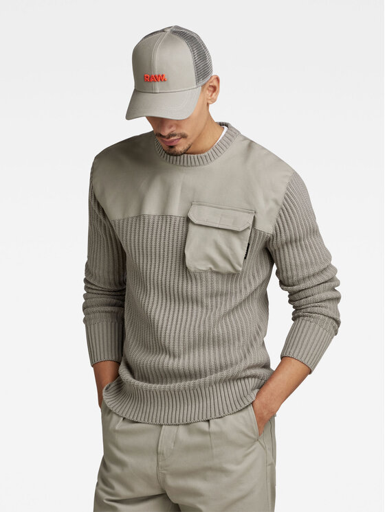 G-Star Raw G-Star Raw Пуловер Army D23525-D496-G106 Бежов Regular Fit