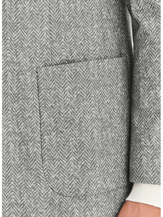 Pako Lorente Pako Lorente Marynarka P25WF-3X-034 Szary Slim Fit