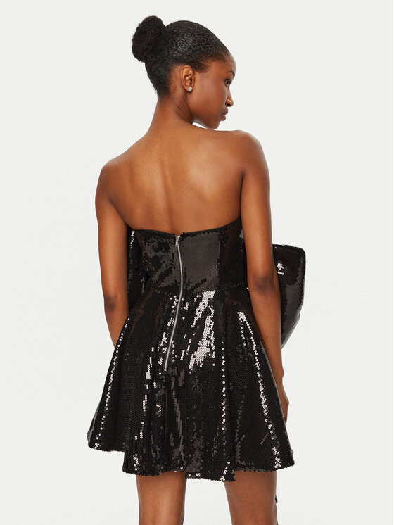 BARDOT BARDOT Abito da cocktail 59557DB Nero Regular Fit