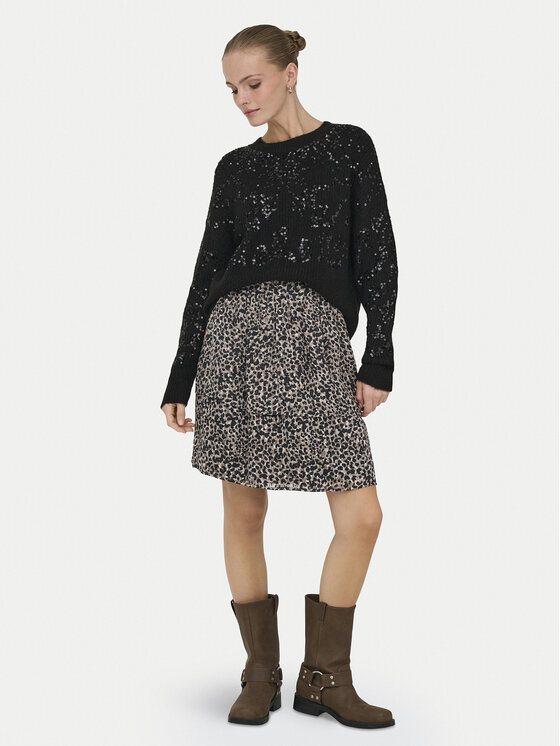 ONLY ONLY Megztinis Alta 15353230 Juoda Regular Fit