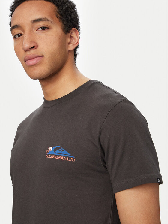 Quiksilver Quiksilver Тишърт EV Barrel Paradise EQYZT08285 Черен Regular Fit