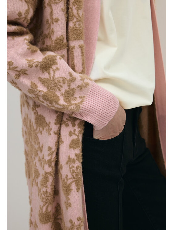 BIZUU BIZUU Kardigan ALIAN CARDIGAN Růžová Standard Fit