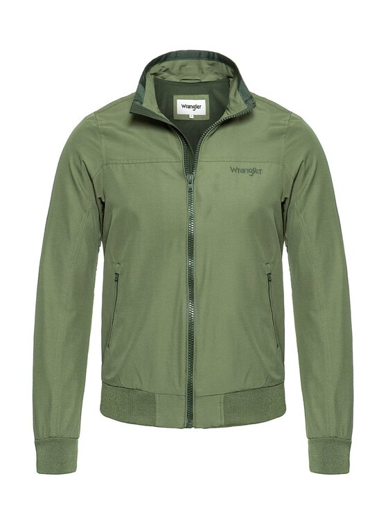 Wrangler Wrangler Giacca di transizione BOB THE BOMBER Verde Regular Fit