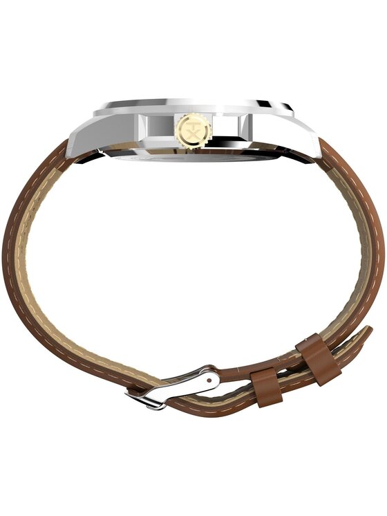 Timex Timex Hodinky TW2Y38100 Hnedá