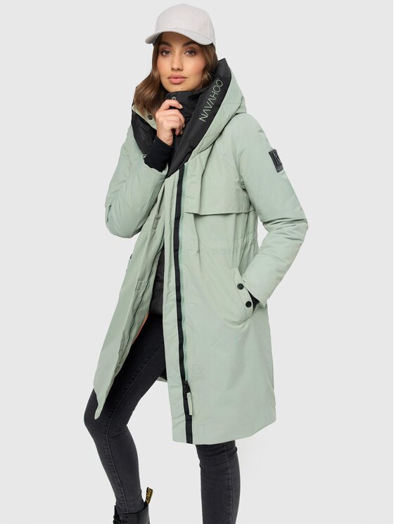 Navahoo Navahoo Kurtka zimowa Snowelf Zielony Regular Fit