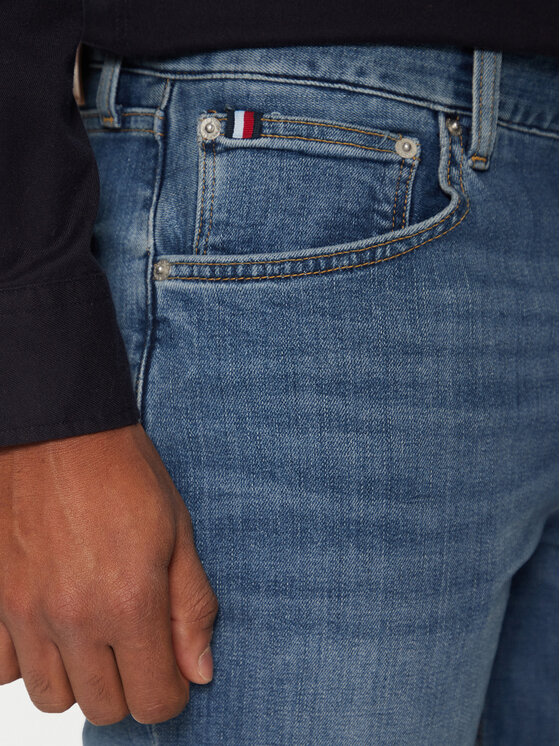 Tommy Hilfiger Tommy Hilfiger Džínsy Denton MW0MW39033 Modrá Straight Fit