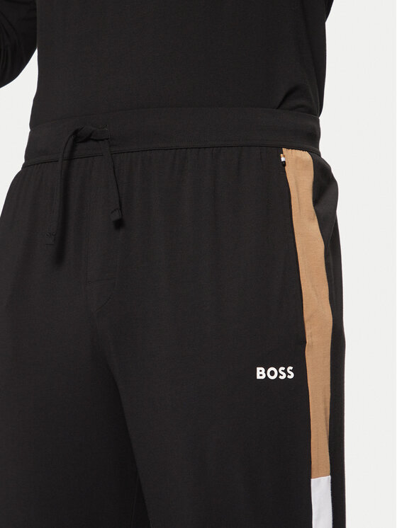 BOSS BOSS Pidžama Balance 50535718 Crna Regular Fit