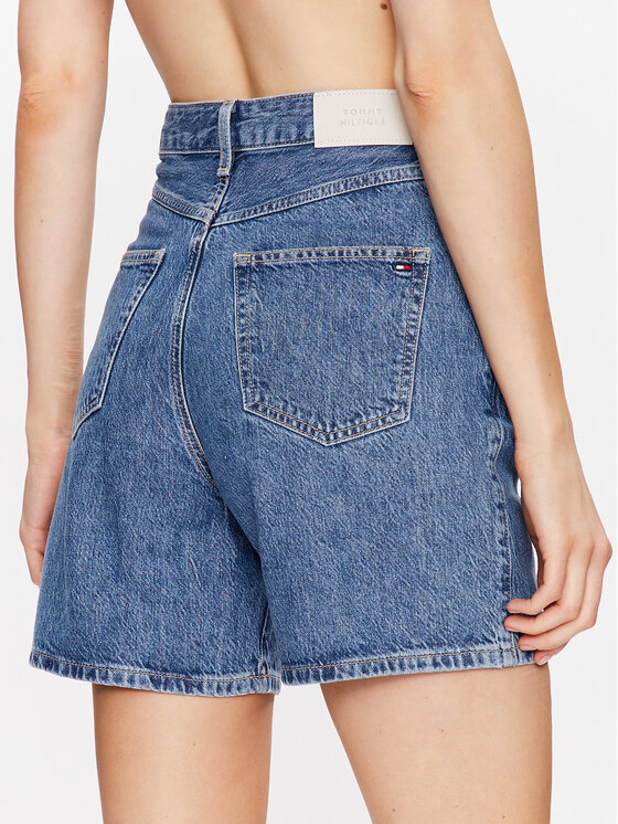 Tommy Hilfiger Tommy Hilfiger Τζιν σορτσάκια WW0WW38124 Μπλε Regular Fit