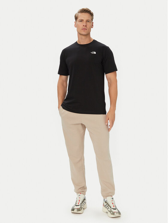 The North Face The North Face T-Shirt Evolution Simple Dome NF0A8CZ2 Czarny Regular Fit