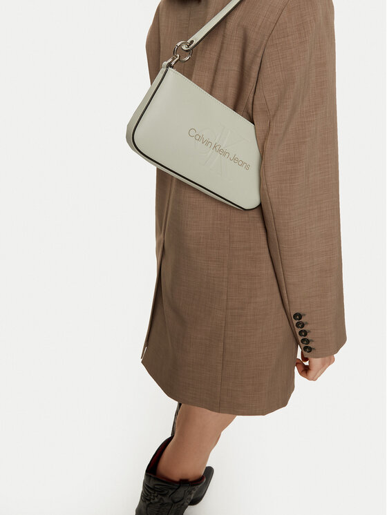 Calvin Klein Jeans Calvin Klein Jeans Handtasche Sculpted Shoulder Pouch25 Mono K60K610679 Beige