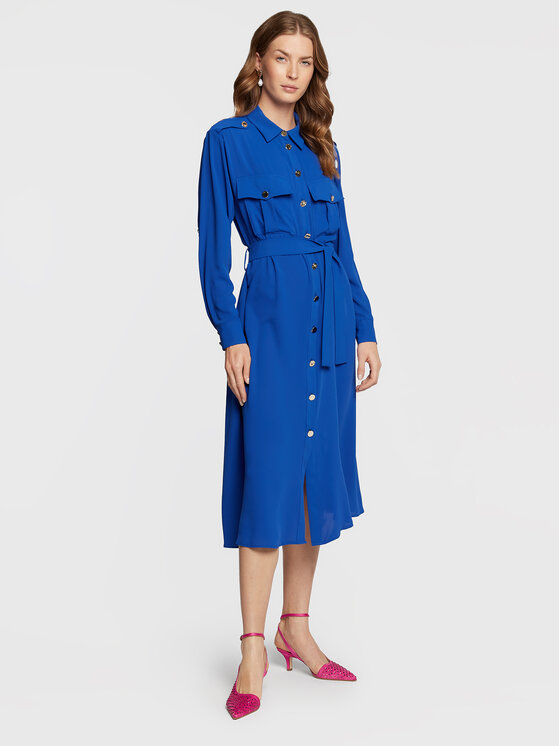 Imperial Srajčna obleka ACY3EGW Modra Regular Fit