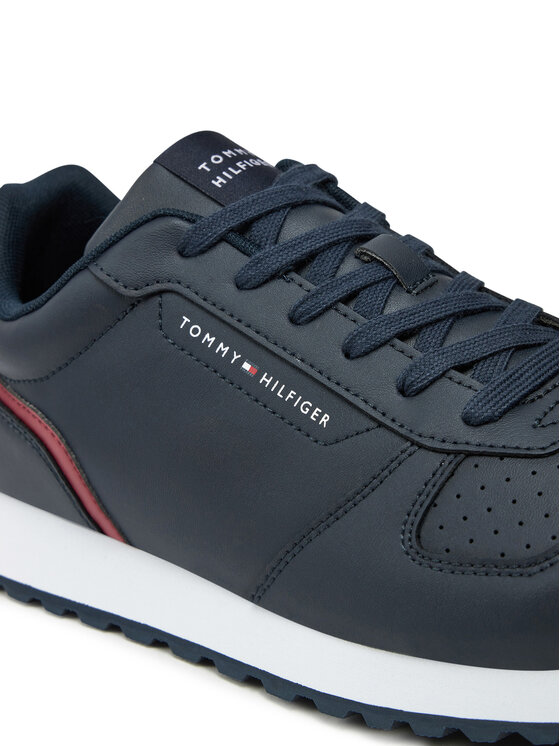 Tommy Hilfiger Sneakers New Runner Eva Mix Lth Flag FM0FM05453 Dunkelblau Modivo