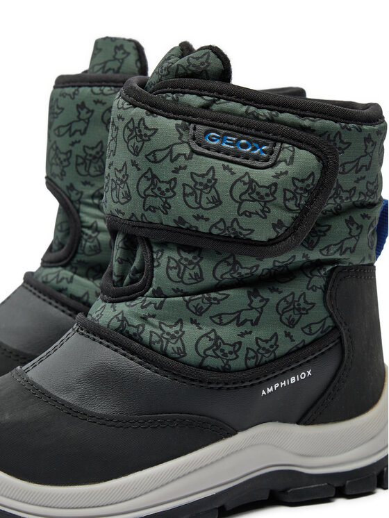 Geox Geox Μπότες Χιονιού B Flanfil Boy B Abx B263VE 0BCMN C9358 M Μαύρο
