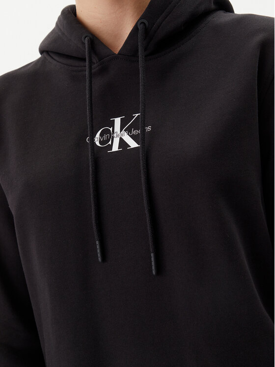 Calvin Klein Jeans Calvin Klein Jeans Pulóver Monologo J20J225358 Fekete Regular Fit