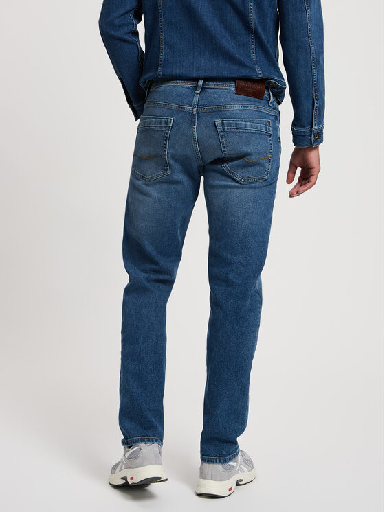 Cross Jeans Cross Jeans Jeansy E 161-154 Niebieski Straight Leg