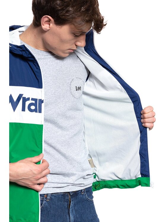 Wrangler Wrangler Giacca di transizione WALLY WINDBREAKER Blu Regular Fit