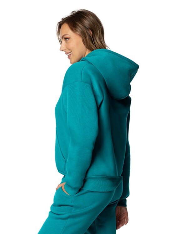 DKaren Sport DKaren Sport Bluza DK-K-B6 Turkusowy Regular Fit