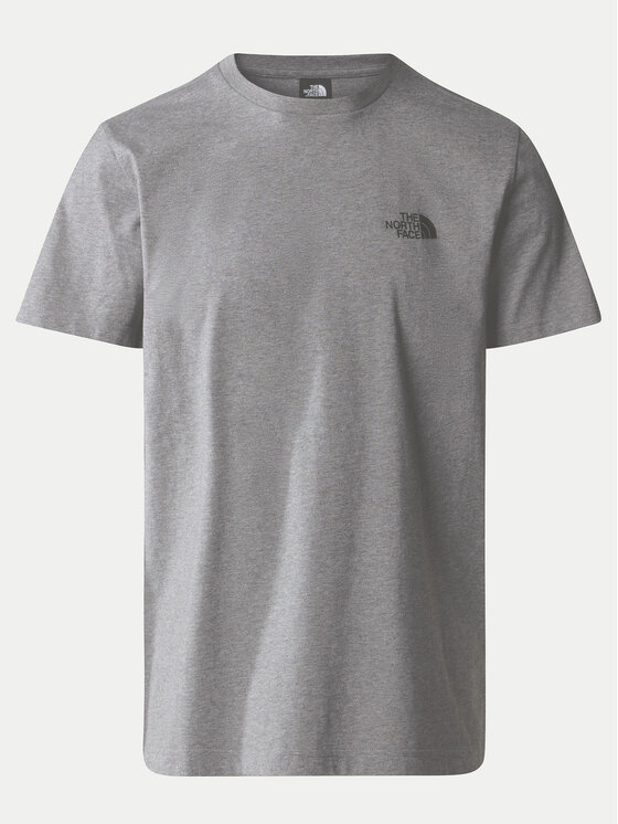 The North Face The North Face T-krekls Simple Dome NF0A87NG Pelēks Regular Fit