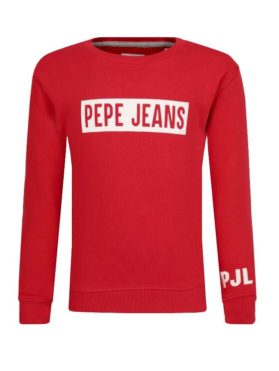 Pepe Jeans Pepe Jeans Bluza Jamie Czerwony Regular Fit