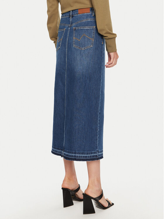 Gaudi Gaudi Spódnica jeansowa 421BD76002 Niebieski Regular Fit