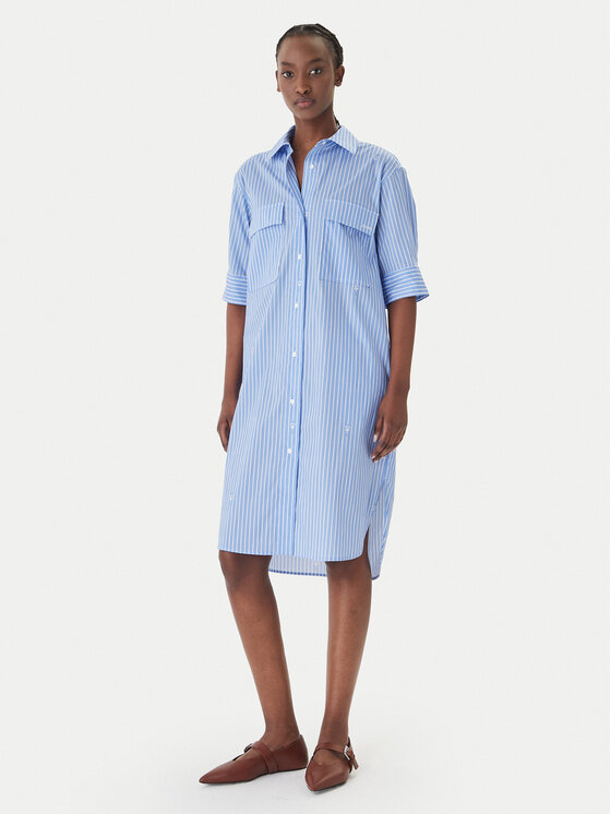 JOOP! JOOP! Рокля тип риза Daliya 30101593 Син Regular Fit