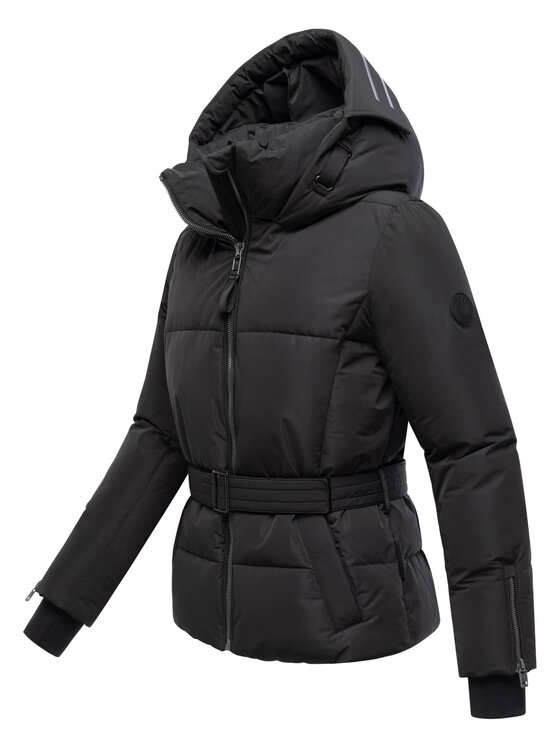 Marikoo Marikoo Kurtka zimowa Aleyna Czarny Regular Fit