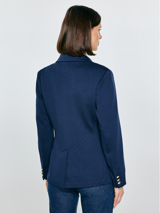 BIG STAR BIG STAR Marynarka NORBIA Granatowy Slim Fit