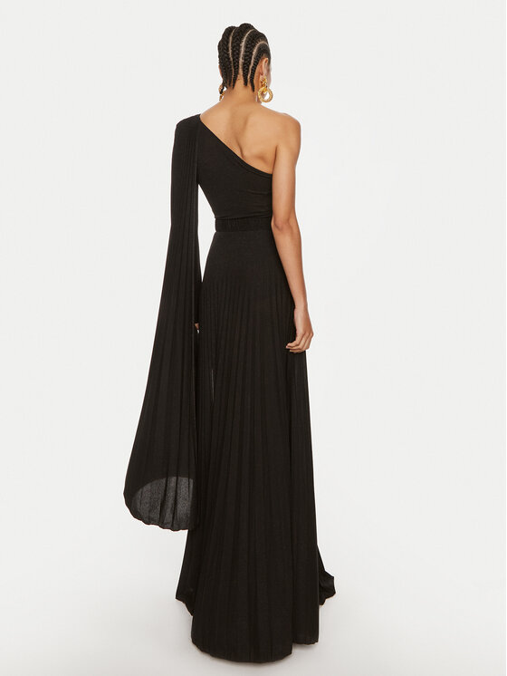 Elisabetta Franchi Elisabetta Franchi Φόρεμα βραδινό AB-686-46E2 Μαύρο Regular Fit
