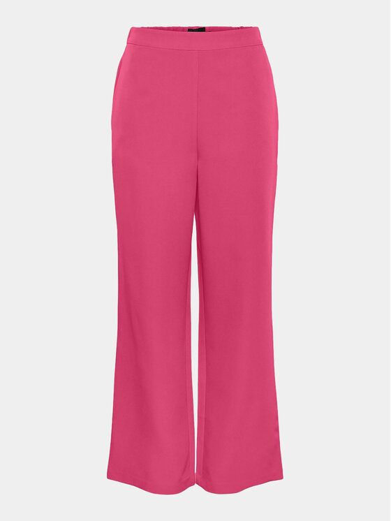 Pieces Pieces Hlače Bossy 17140744 Ružičasta Loose Fit