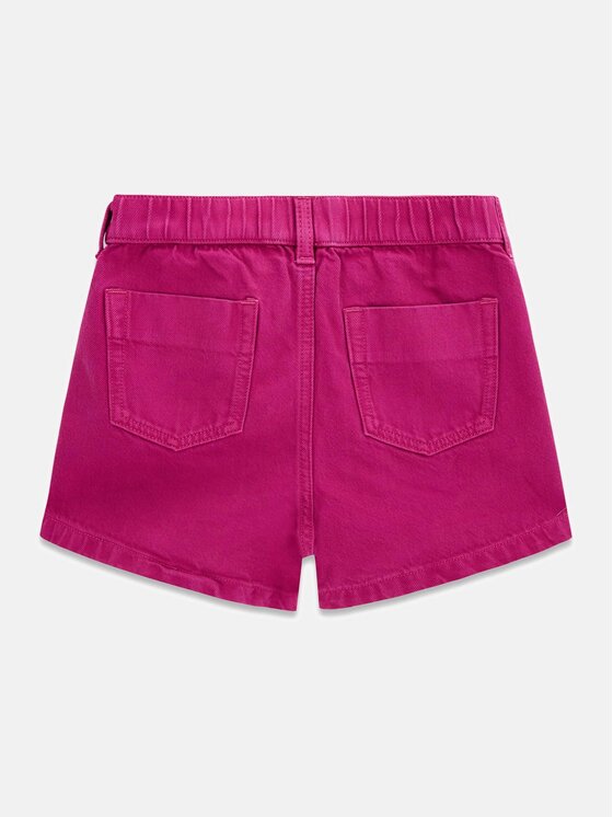 Guess Kids Guess Kids Kalhoty z materiálu 181363 Růžová Regular Fit