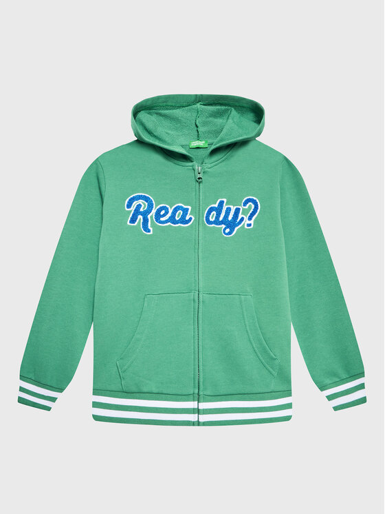 United Colors Of Benetton Bluză 3J68C501V Verde Regular Fit