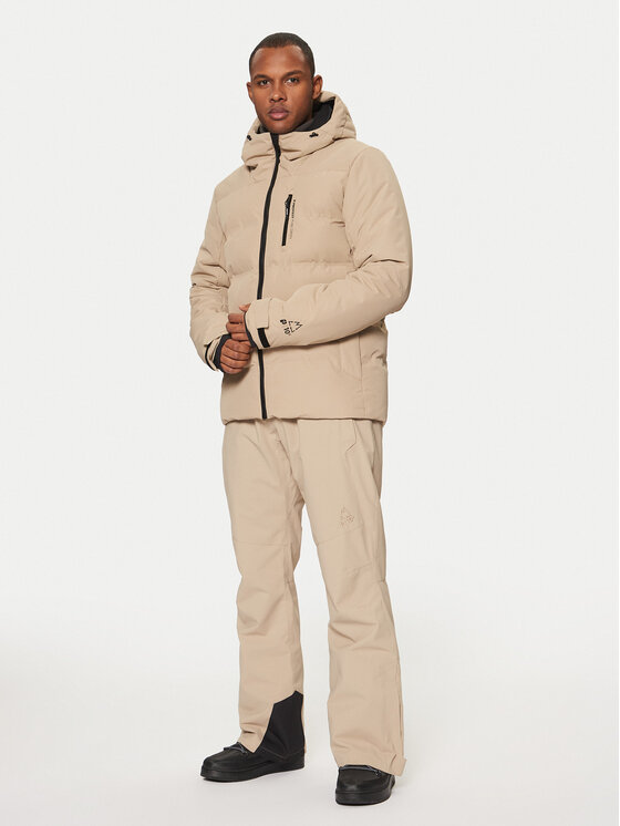 Protest Protest Скиорско яке Superior24 6711244 Бежов Slim Fit