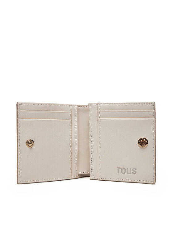 TOUS TOUS Portofel Kaos Mini Lines 2002183601 Bej