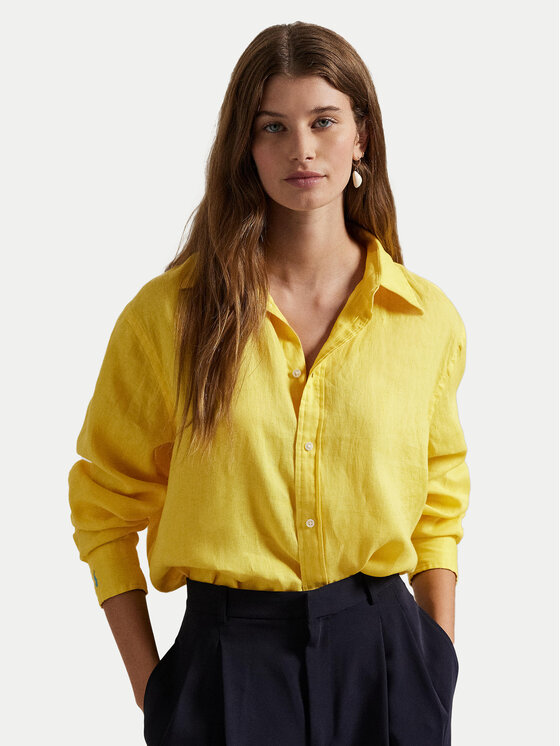 Polo Ralph Lauren Košeľa 211970730 Žltá Classic Fit
