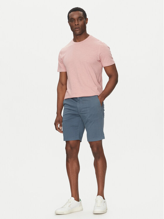 BOSS BOSS Bavlnené šortky 50536884 Modrá Slim Fit