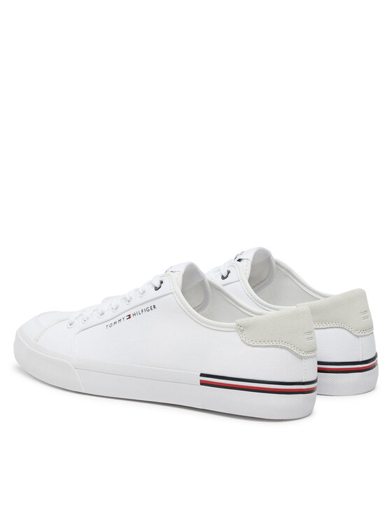 Tommy Hilfiger Tommy Hilfiger Tenisky Core Corporate Vulc Canvas FM0FM05398 Biela