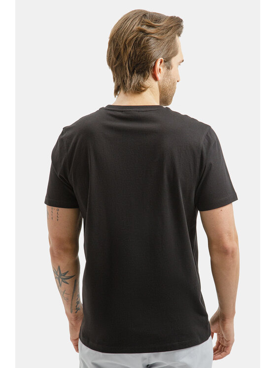 Cross Jeans Cross Jeans T-Shirt 16119-020 Czarny Regular Fit