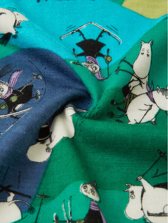 Reima Reima Set di biancheria intima termica Moomin Trivsam 5200021B Verde