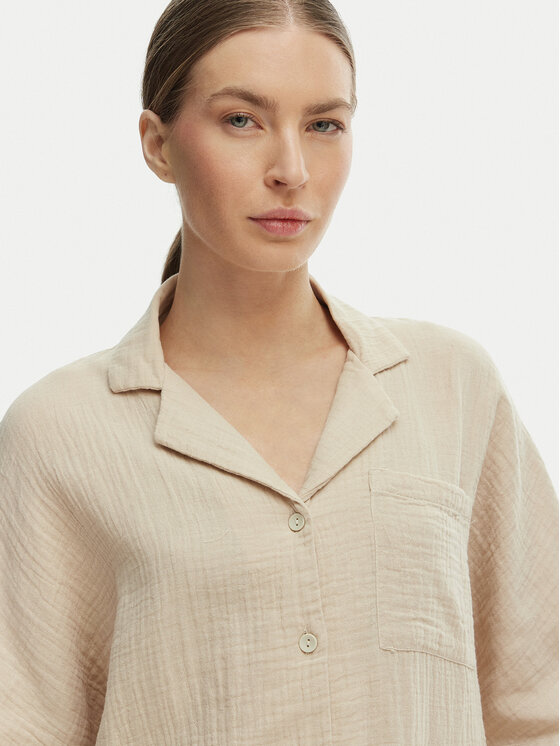 ONLY ONLY Camicia Thyra 15267839 Beige Regular Fit