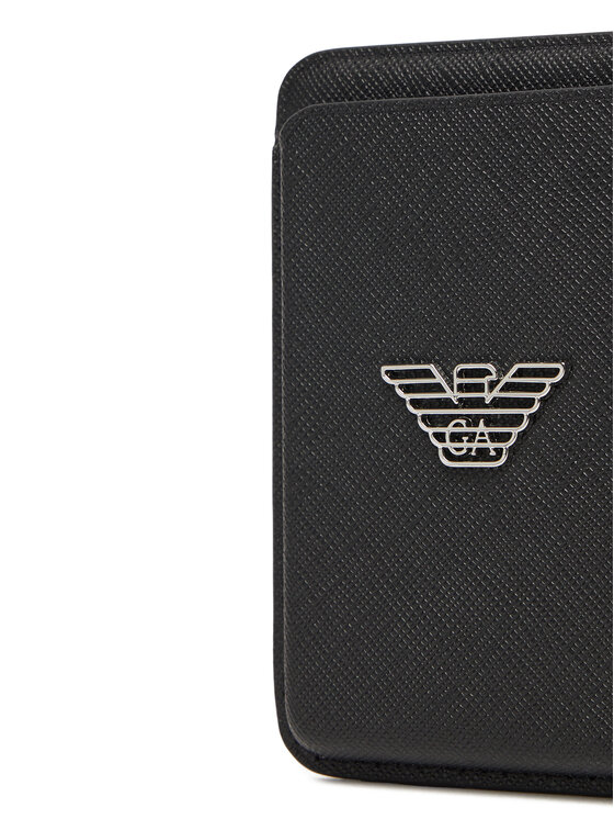 Emporio Armani Emporio Armani Etui na karty kredytowe EM003599 AF13666 UC001 Czarny