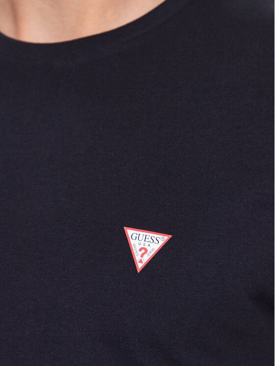 Guess Guess T-Shirt M2YI36 I3Z14 Granatowy Slim Fit