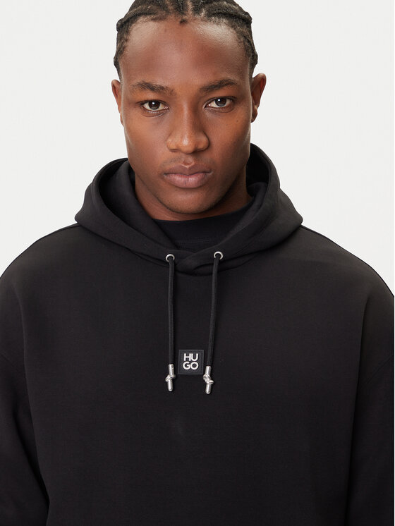 HUGO HUGO Felpa Dargenhood 50542583 Nero Relaxed Fit