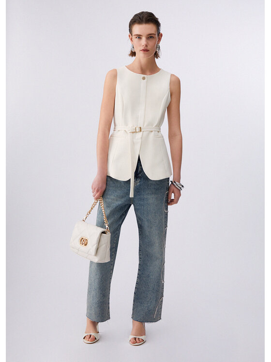 Liu Jo Liu Jo Gilet WA6209TS896X0760 Viola Regular Fit