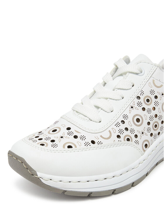 Rieker Rieker Sneakersy N6506-80 Bílá