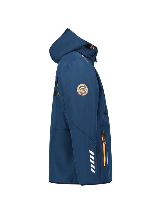 Geographical Norway Geographical Norway Kurtka softshell WY8028H/GN-MARINE / ORANGE Granatowy Regular Fit